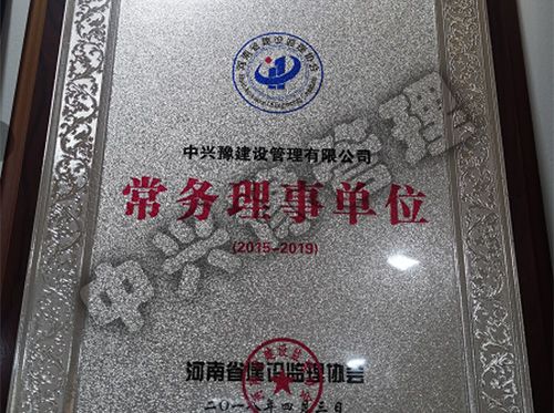 河南省建設(shè)監(jiān)理協(xié)會常務理事單位