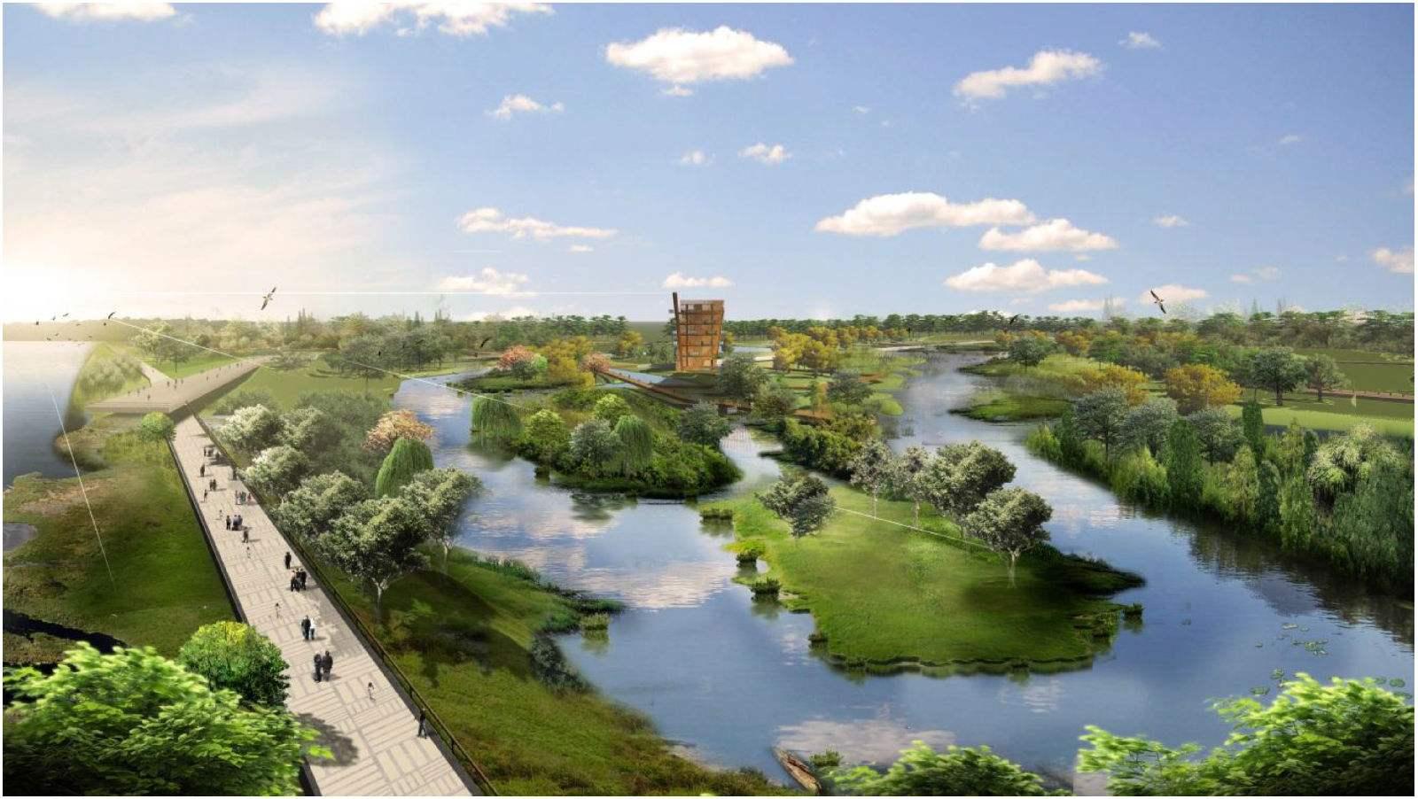 鄭州市賈魯河綜合治理工程西流湖段（中原路－化工路）-建筑、古建工程